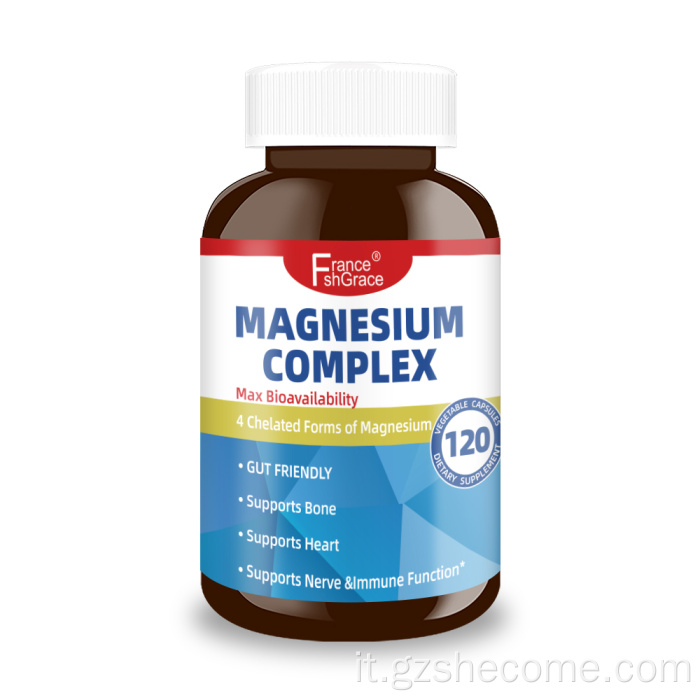 Shecome Magnesium Complex Capsule Supporto immunitario cuore osseo